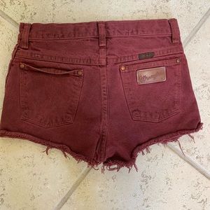 Wrangler High Rise Shorts